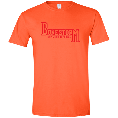 T-Shirts Orange / S BONESTORM Men's Semi-Fitted Softstyle