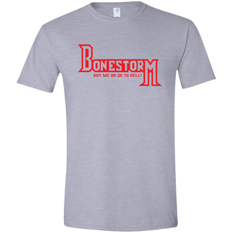 T-Shirts Sport Grey / X-Small BONESTORM Men's Semi-Fitted Softstyle