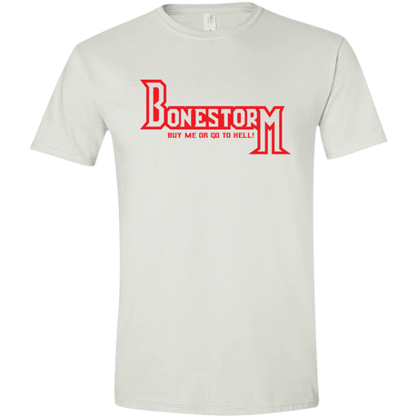 T-Shirts White / X-Small BONESTORM Men's Semi-Fitted Softstyle