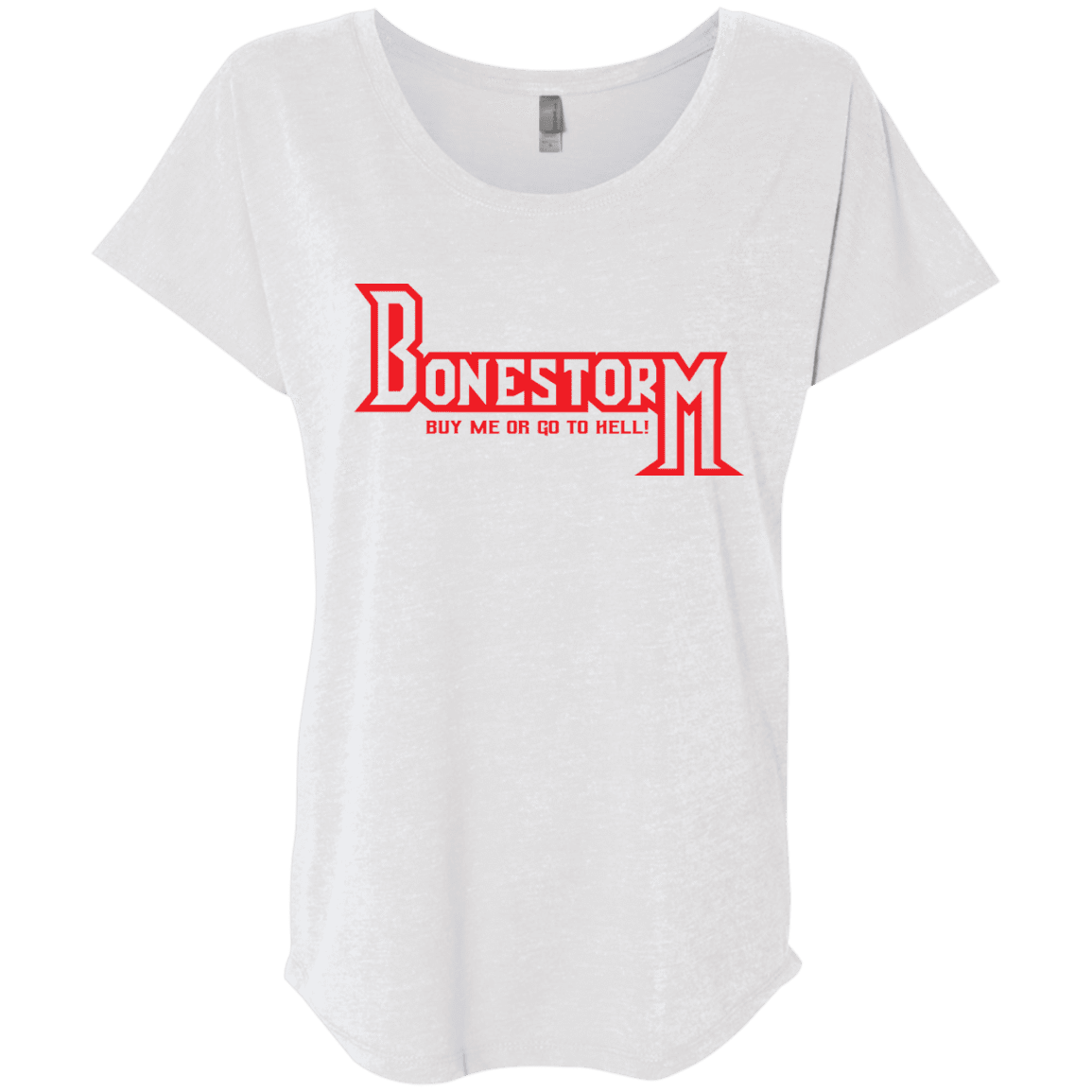 T-Shirts Heather White / X-Small BONESTORM Triblend Dolman Sleeve