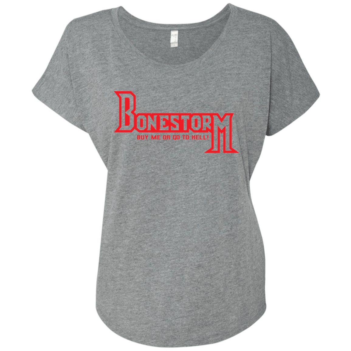 T-Shirts Premium Heather / X-Small BONESTORM Triblend Dolman Sleeve