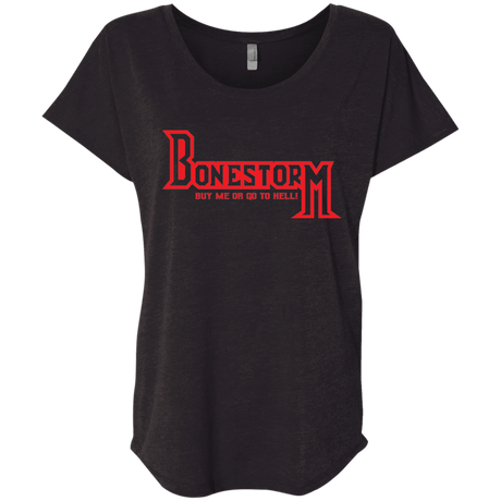 T-Shirts Vintage Black / X-Small BONESTORM Triblend Dolman Sleeve