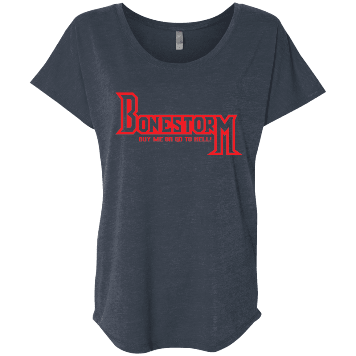 T-Shirts Vintage Navy / X-Small BONESTORM Triblend Dolman Sleeve