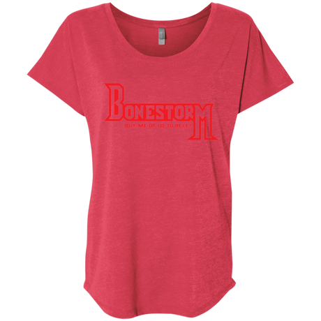 T-Shirts Vintage Red / X-Small BONESTORM Triblend Dolman Sleeve