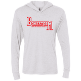 T-Shirts Heather White / X-Small BONESTORM Triblend Long Sleeve Hoodie Tee