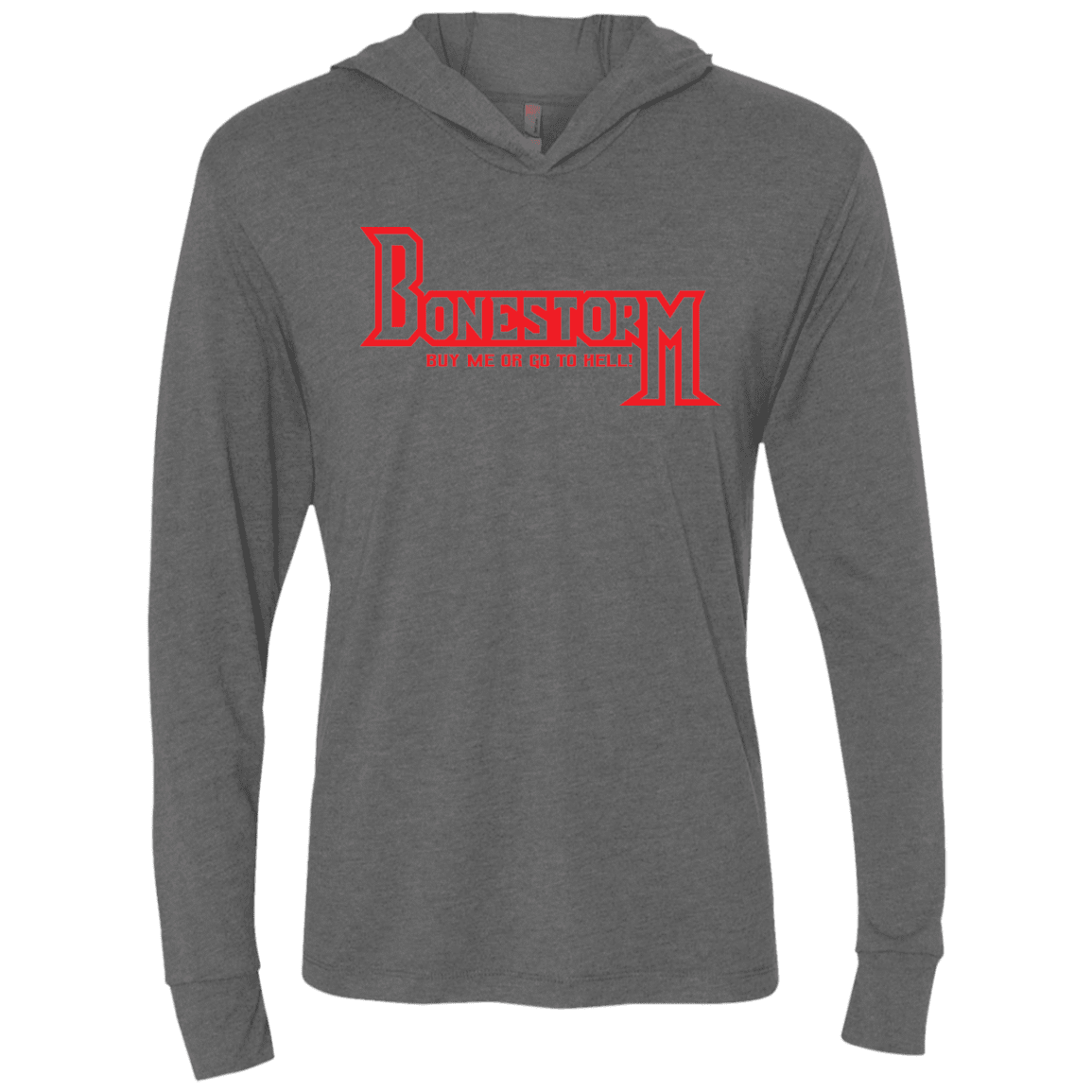 T-Shirts Premium Heather / X-Small BONESTORM Triblend Long Sleeve Hoodie Tee