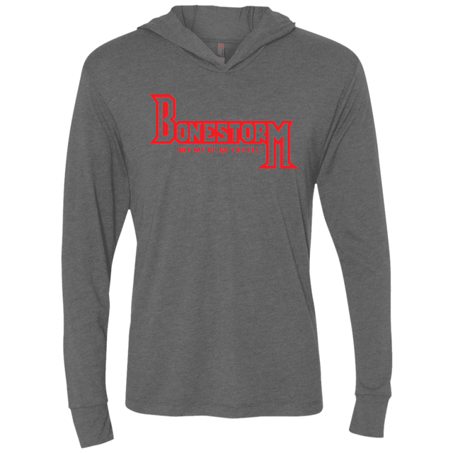 T-Shirts Premium Heather / X-Small BONESTORM Triblend Long Sleeve Hoodie Tee