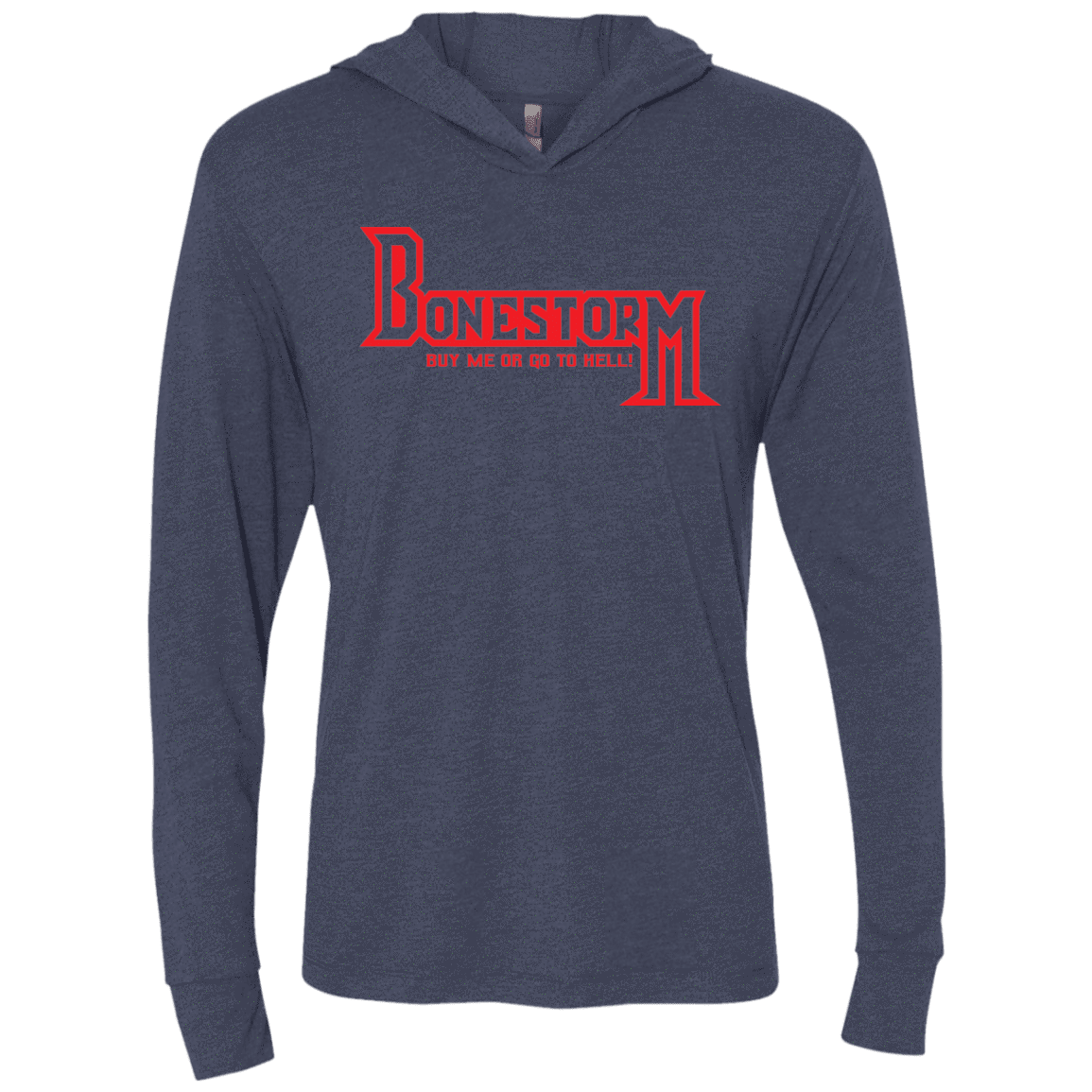 T-Shirts Vintage Navy / X-Small BONESTORM Triblend Long Sleeve Hoodie Tee