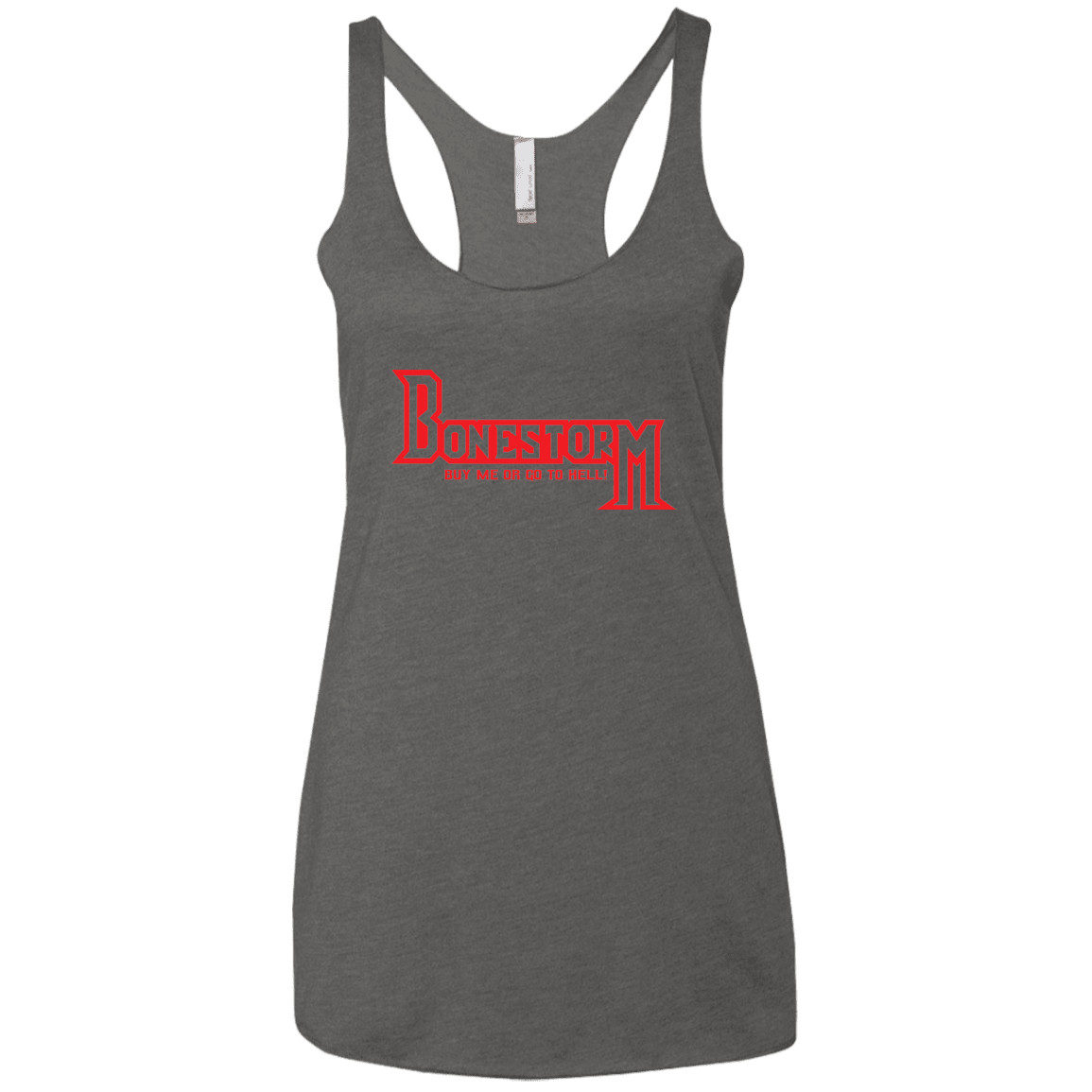 T-Shirts Premium Heather / X-Small BONESTORM Women's Triblend Racerback Tank