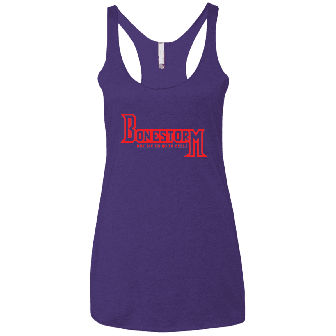 T-Shirts Purple Rush / X-Small BONESTORM Women's Triblend Racerback Tank