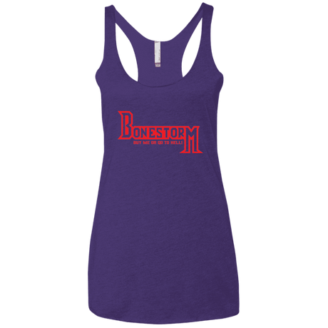 T-Shirts Purple Rush / X-Small BONESTORM Women's Triblend Racerback Tank