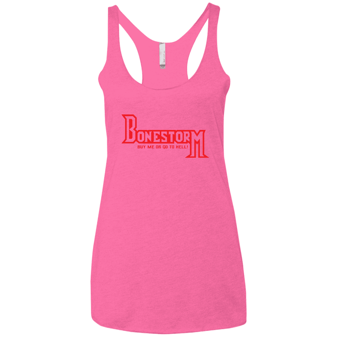 T-Shirts Vintage Pink / X-Small BONESTORM Women's Triblend Racerback Tank