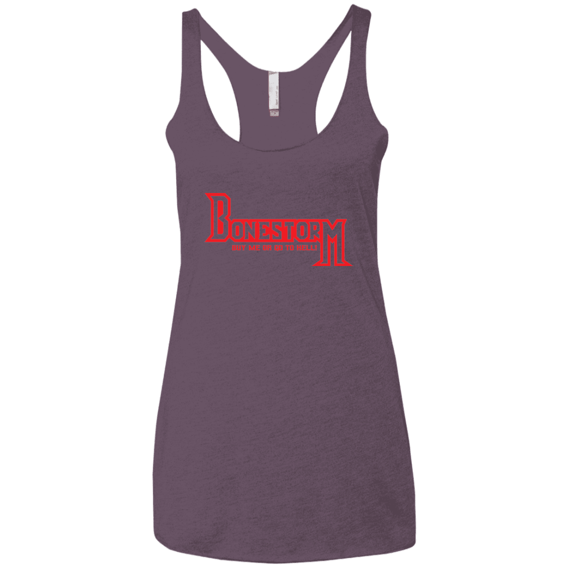 T-Shirts Vintage Purple / X-Small BONESTORM Women's Triblend Racerback Tank