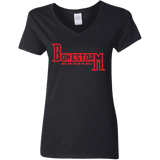 T-Shirts Black / S BONESTORM Women's V-Neck T-Shirt