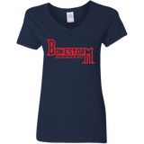 T-Shirts Navy / S BONESTORM Women's V-Neck T-Shirt