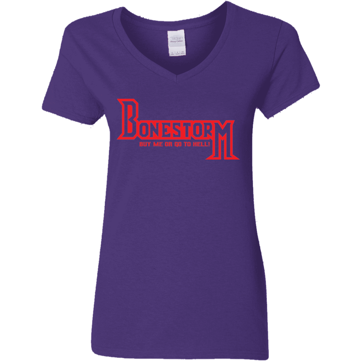 T-Shirts Purple / S BONESTORM Women's V-Neck T-Shirt