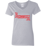 T-Shirts Sport Grey / S BONESTORM Women's V-Neck T-Shirt