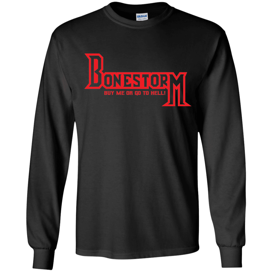 T-Shirts Black / YS BONESTORM Youth Long Sleeve T-Shirt