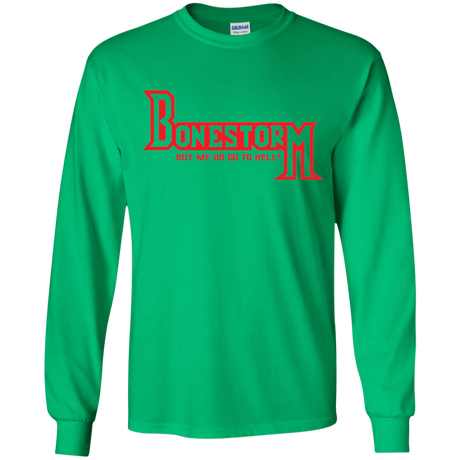 T-Shirts Irish Green / YS BONESTORM Youth Long Sleeve T-Shirt