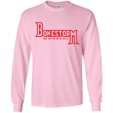 T-Shirts Light Pink / YS BONESTORM Youth Long Sleeve T-Shirt
