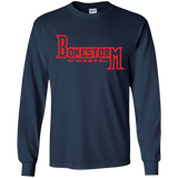 T-Shirts Navy / YS BONESTORM Youth Long Sleeve T-Shirt