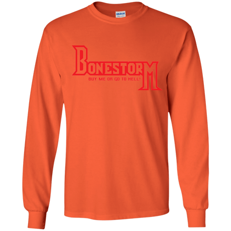 T-Shirts Orange / YS BONESTORM Youth Long Sleeve T-Shirt