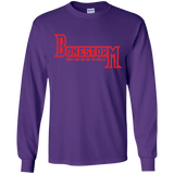 T-Shirts Purple / YS BONESTORM Youth Long Sleeve T-Shirt