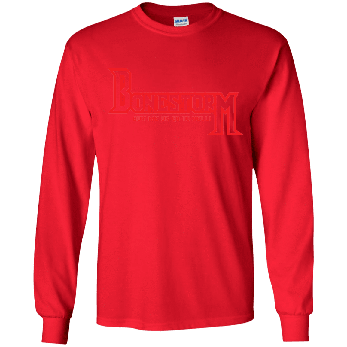 T-Shirts Red / YS BONESTORM Youth Long Sleeve T-Shirt