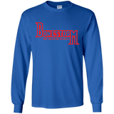 T-Shirts Royal / YS BONESTORM Youth Long Sleeve T-Shirt