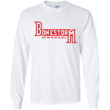 T-Shirts White / YS BONESTORM Youth Long Sleeve T-Shirt