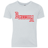 T-Shirts Heather White / YXS BONESTORM Youth Triblend T-Shirt