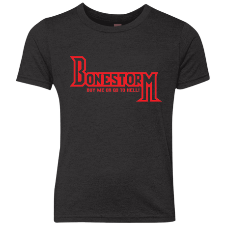 T-Shirts Vintage Black / YXS BONESTORM Youth Triblend T-Shirt