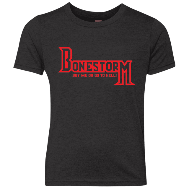 T-Shirts Vintage Black / YXS BONESTORM Youth Triblend T-Shirt