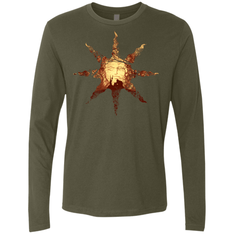 T-Shirts Military Green / Small Bonfire Men's Premium Long Sleeve
