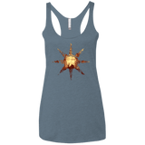 T-Shirts Indigo / X-Small Bonfire Women's Triblend Racerback Tank