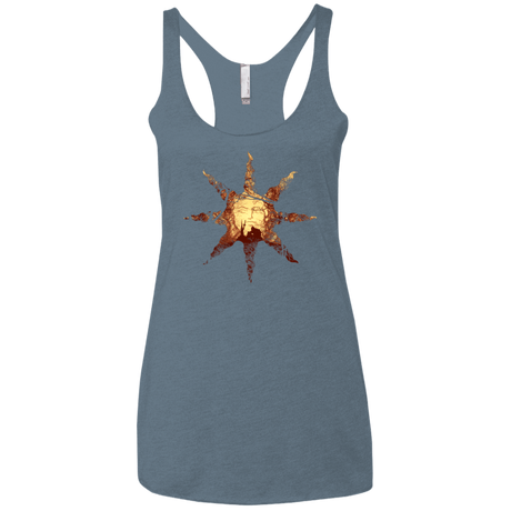 T-Shirts Indigo / X-Small Bonfire Women's Triblend Racerback Tank