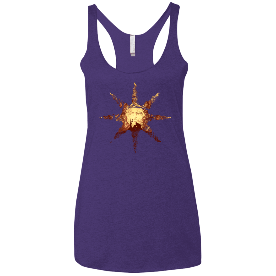 T-Shirts Purple / X-Small Bonfire Women's Triblend Racerback Tank