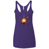 T-Shirts Purple / X-Small Bonfire Women's Triblend Racerback Tank