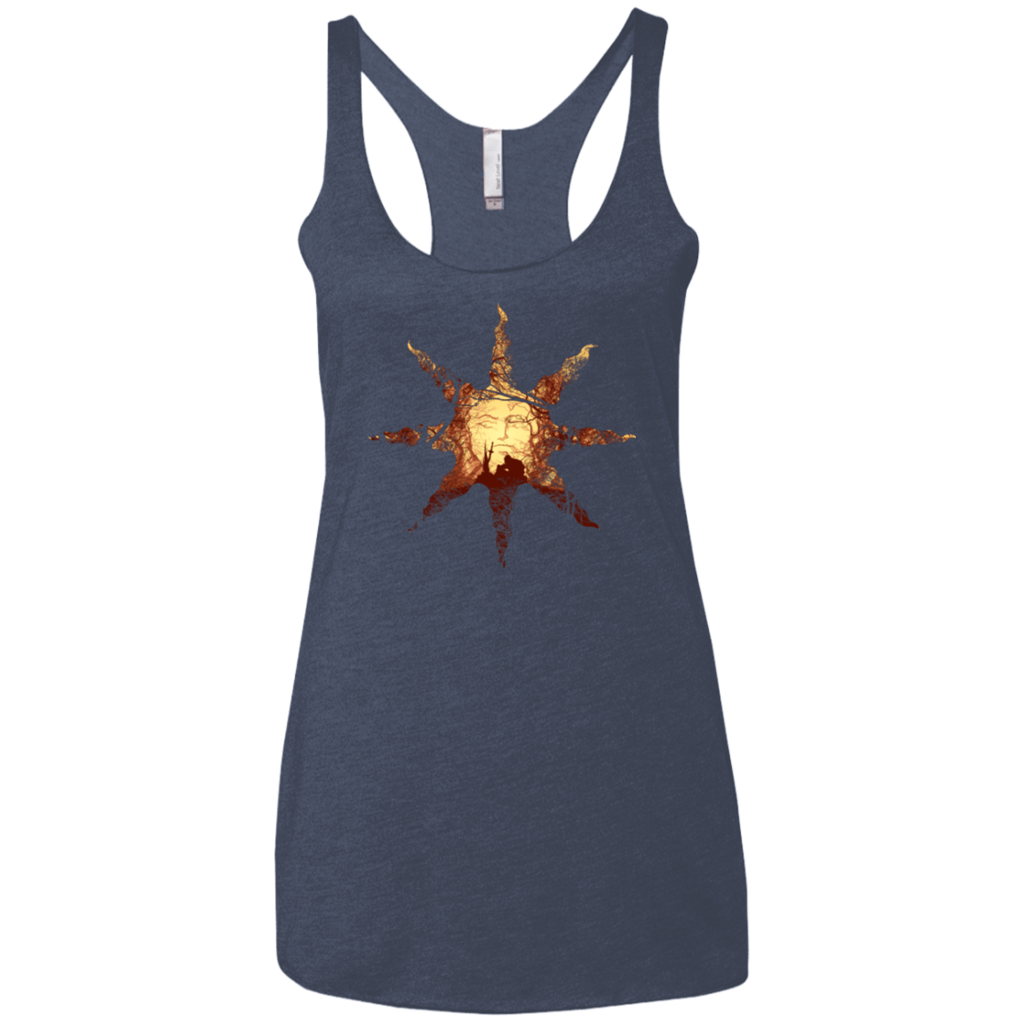 T-Shirts Vintage Navy / X-Small Bonfire Women's Triblend Racerback Tank