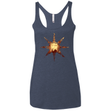 T-Shirts Vintage Navy / X-Small Bonfire Women's Triblend Racerback Tank