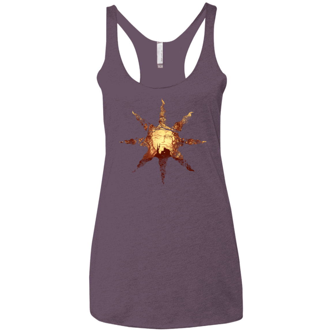 T-Shirts Vintage Purple / X-Small Bonfire Women's Triblend Racerback Tank