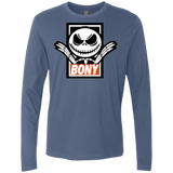 T-Shirts Indigo / Small BONY Men's Premium Long Sleeve