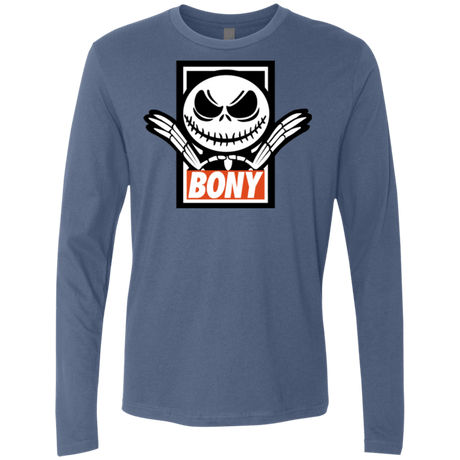 T-Shirts Indigo / Small BONY Men's Premium Long Sleeve