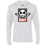 T-Shirts Heather White / X-Small BONY Triblend Long Sleeve Hoodie Tee