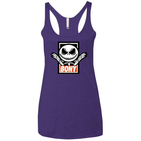 T-Shirts Purple / X-Small BONY Women's Triblend Racerback Tank
