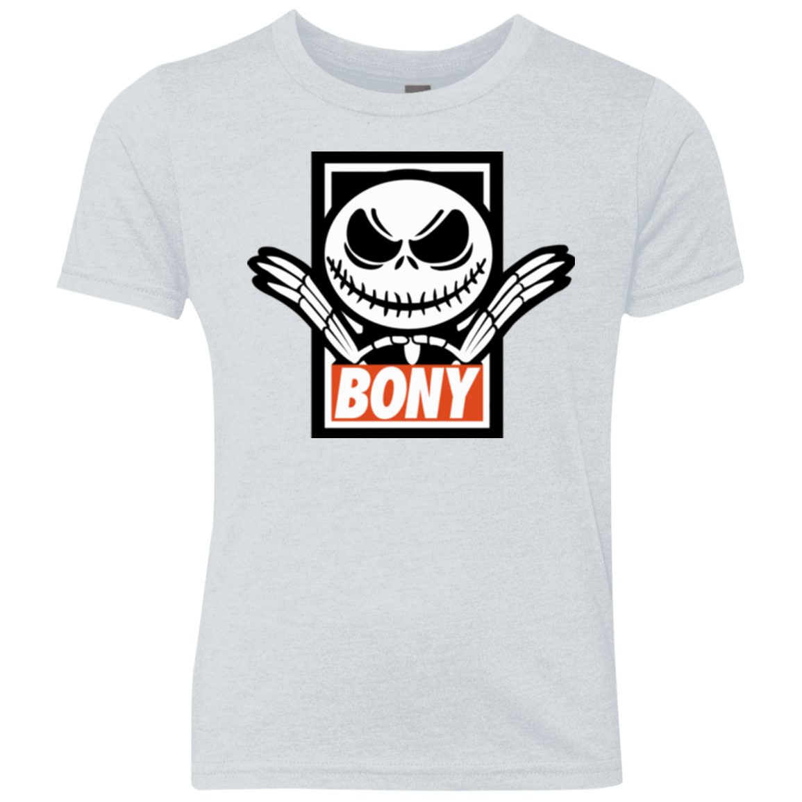 T-Shirts Heather White / YXS BONY Youth Triblend T-Shirt