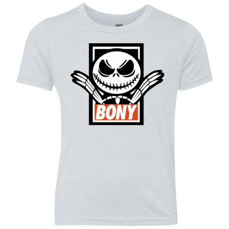 T-Shirts Heather White / YXS BONY Youth Triblend T-Shirt