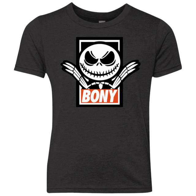 T-Shirts Vintage Black / YXS BONY Youth Triblend T-Shirt