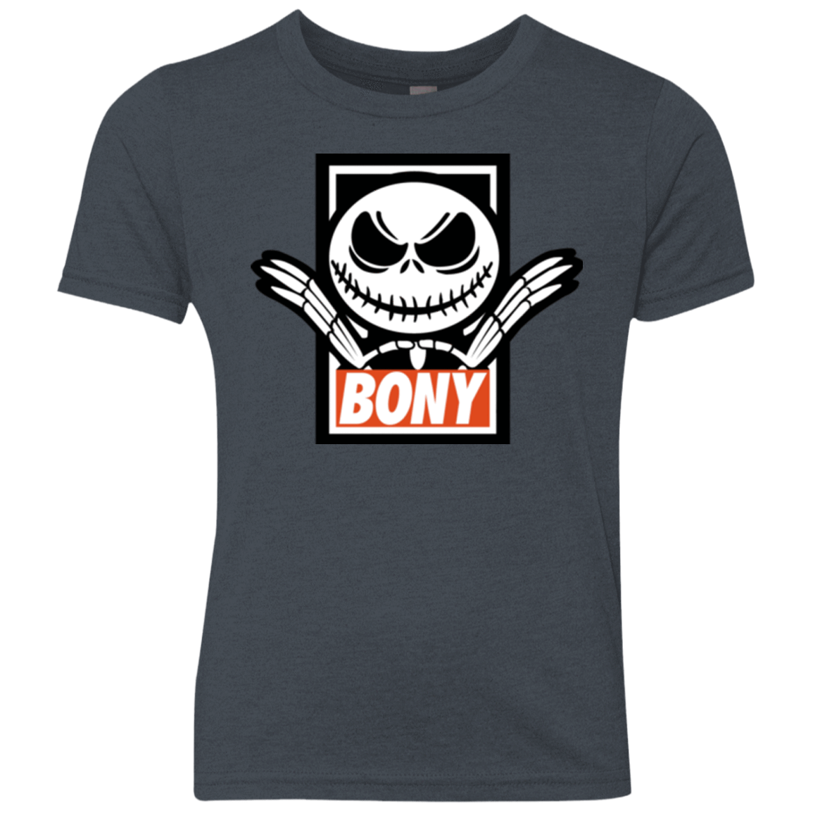 T-Shirts Vintage Navy / YXS BONY Youth Triblend T-Shirt