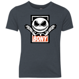 T-Shirts Vintage Navy / YXS BONY Youth Triblend T-Shirt
